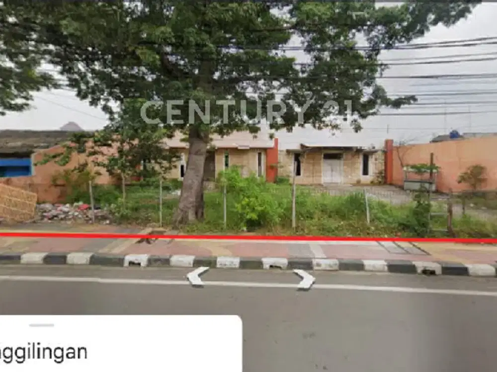 Tanah Komersial Bonus Bangunan Pinggir Jalan Raya Cakung