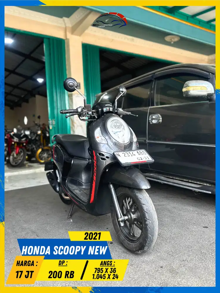 HONDA SCOOPY NEW 2021 PAJAK PANJANG BOSKUU HIKMAH MOTOR KEPUH
