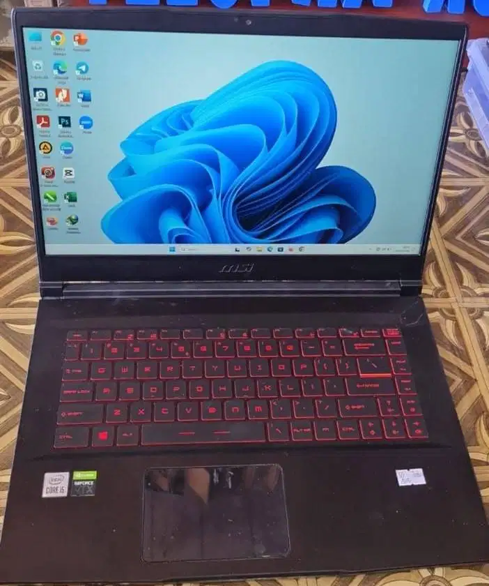 LAPTOP GAMING MSI 16-W2 INTEL I5 GEN 10 NVME 512GB VGA 3060