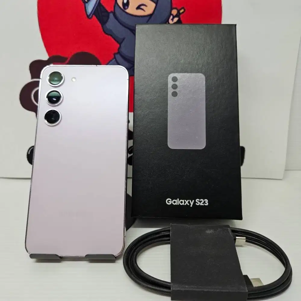 Samsung Galaxy S23 Lavender 256GB Fullset Sein (97%)