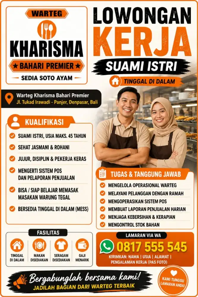 Dibutuhkan segera