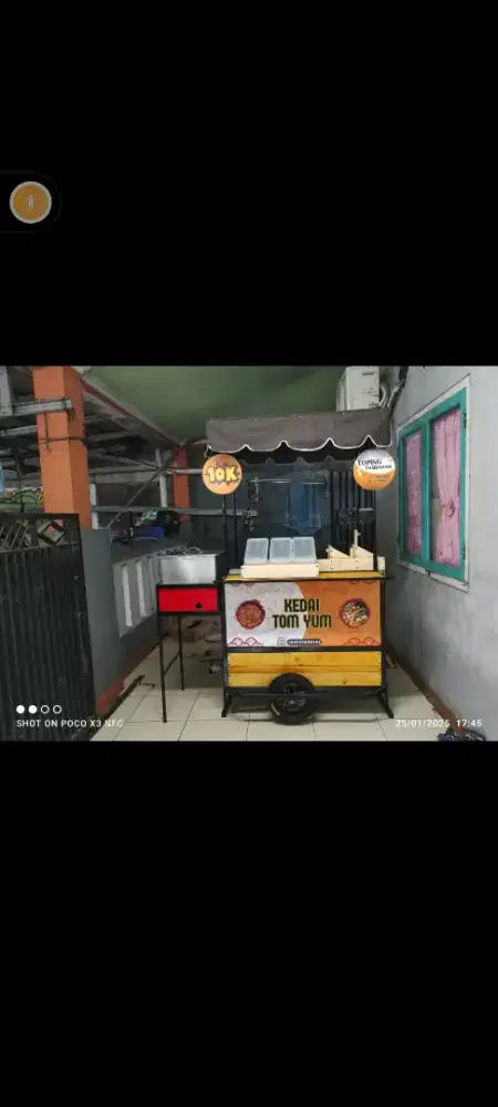 Gerobak trailer (bisa ditarik motor)