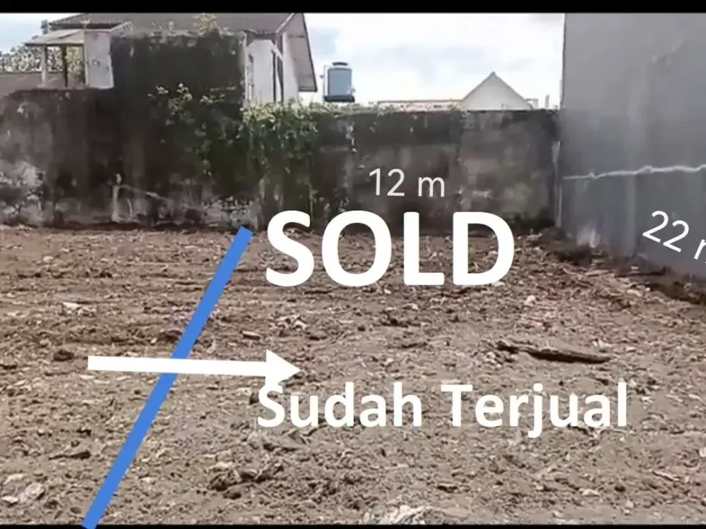 Dijual Tanah Kavling 264m2 Dekat Universitas Brawijaya , Polinema & Univ. Negri Malang di Jl Bunga-Bunga Area Soekarno Hatta Kota Malang