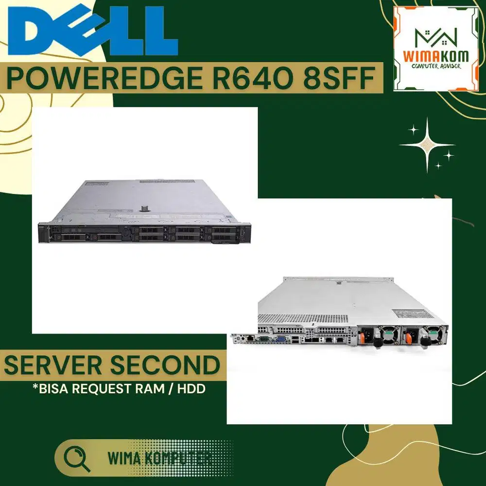 SERVER DELL R640 8 SFF 2x Xeon Gold 6138 80 CORE RAM 256GB