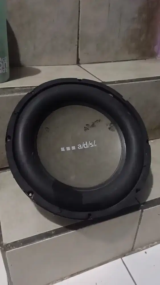 Subwoofer pasif ADS 12inc double coil minus lecet pemakaian