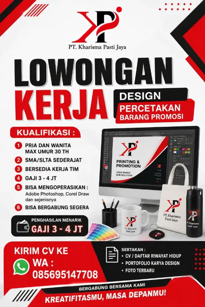 Lowongan kerja design