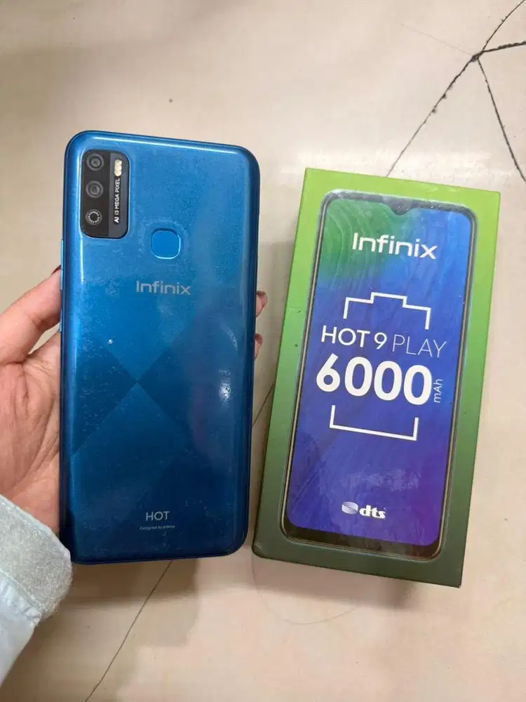 infinix hot 9 play 4/64 Fullset