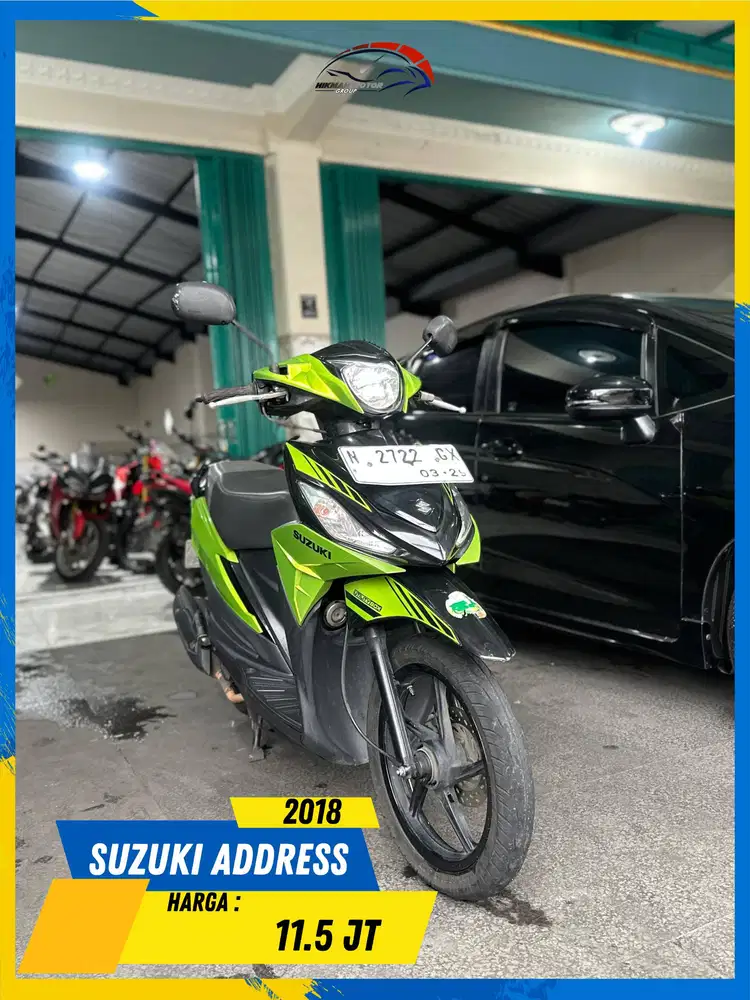 SUZUKI ADDRESS 2018 MESIN AMAN POLL MASZEHH HIKMAH MOTOR KEPUH