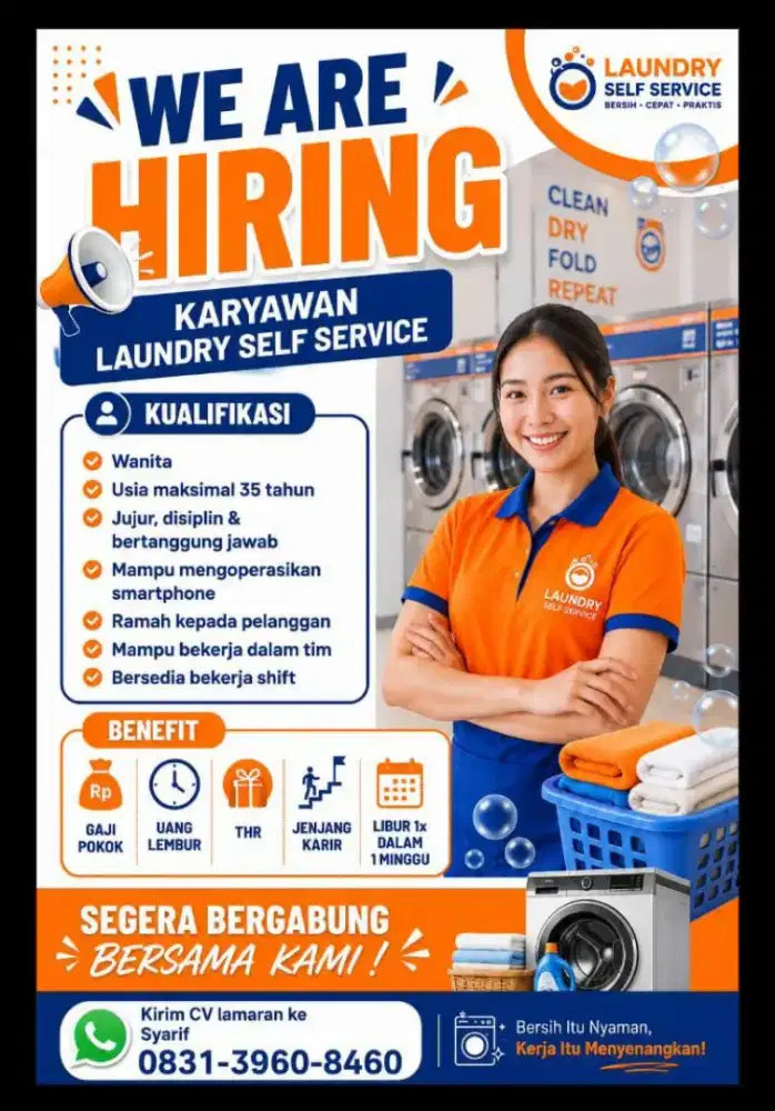Lowongan kerja laundry
