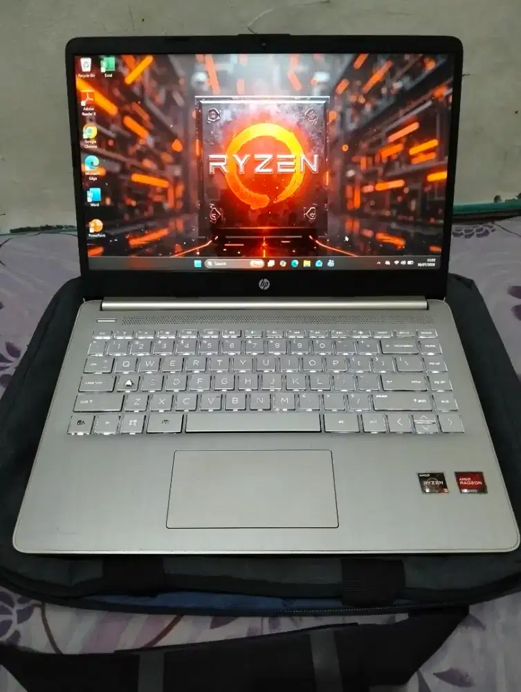 HP 14s Keyboard Backlight Ryzen Ram 16gb ssd 512gb
