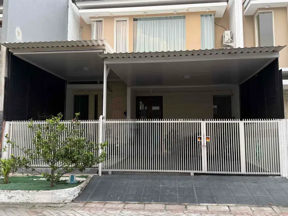 Dijual Rumah Bagus Furnish Siap Huni ada Kolam Renang Pondok Jati Sidoarjo dkt Mutiara Citra Garden