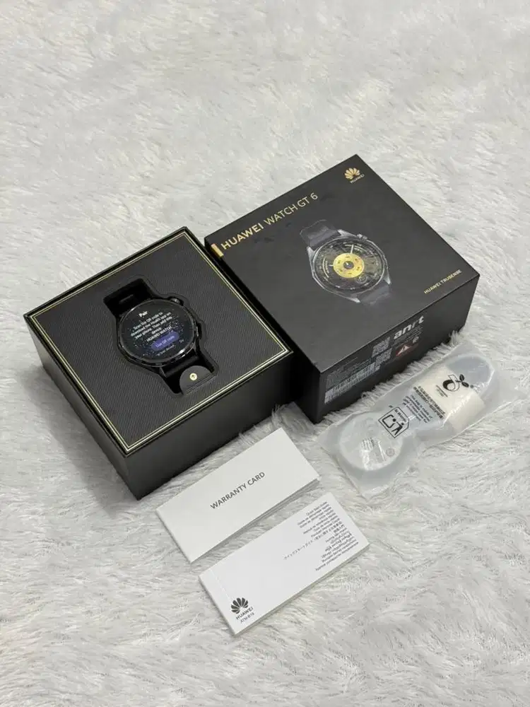 Huawei Watch GT 6 46mm Like New Garansi 10 Maret 2027 - Black