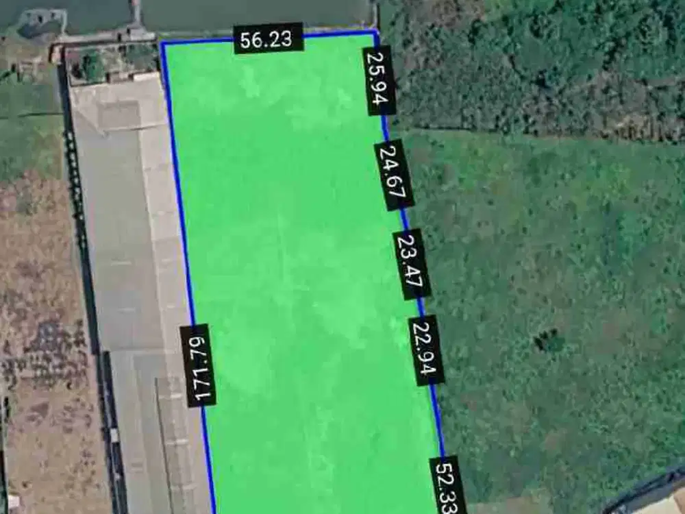 Dijual Lahan 9.800 m2 di Pinggir Jalan Raya Salembaran Kosambi Tangerang