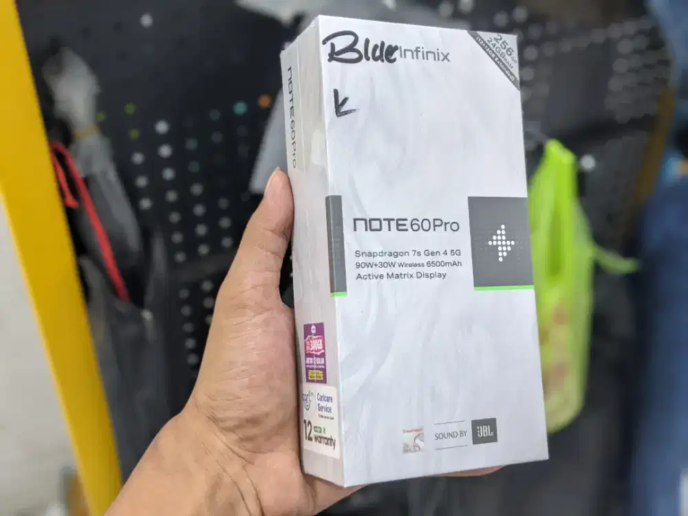 infinix Note 60 Pro Ram 24GB 12+12GB/256GB Snap7s Gen4 Smooth 144Hz