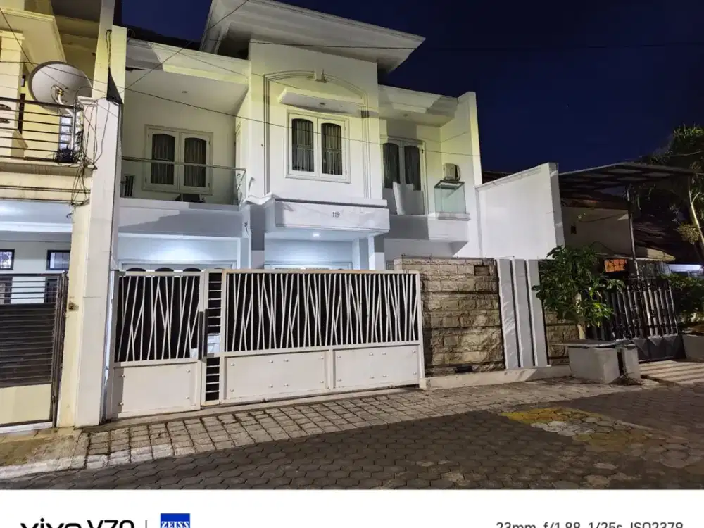 Dijual Rumah Modern Gress 2 Lantai Di Wisma Permai Surabaya, Dkt Galaxy Mall