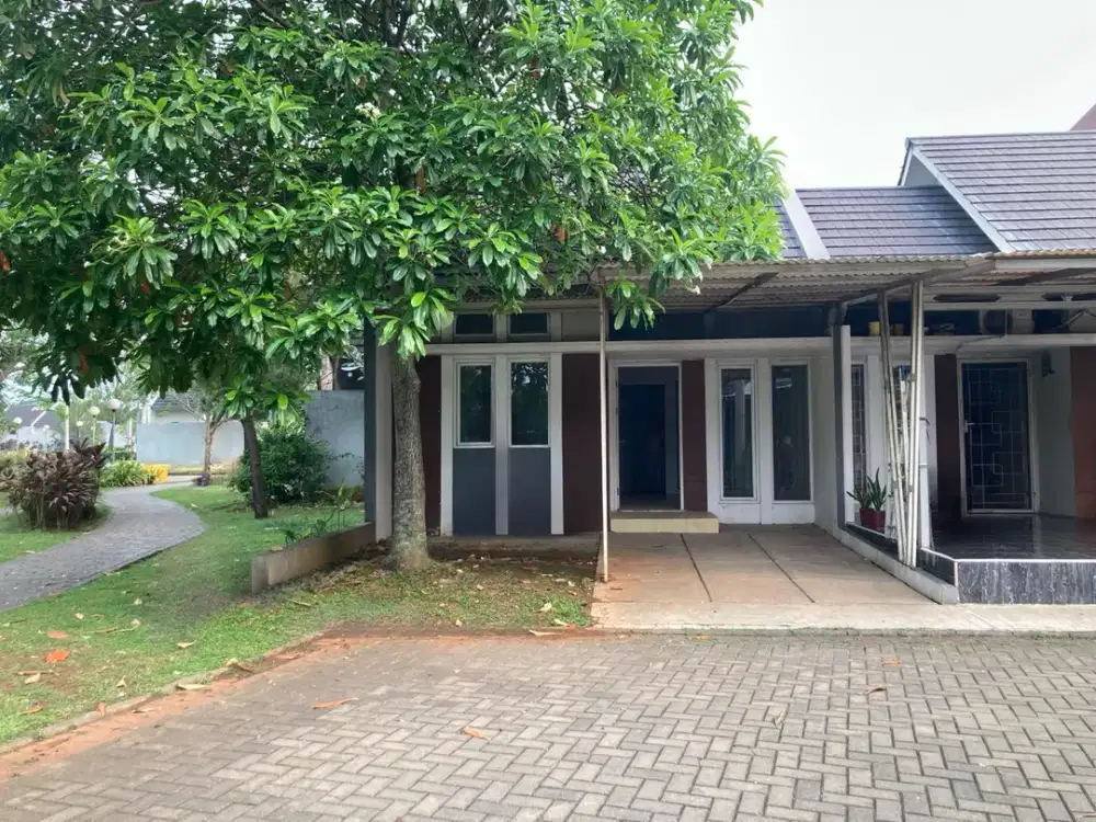 Rumah HOOK Murah Full Renovasi Cluster Perumahan The River Siap Huni Dekat Stasiun KRL Akses Tol Legok Parung Panjang Bogor Cisauk Legok KE