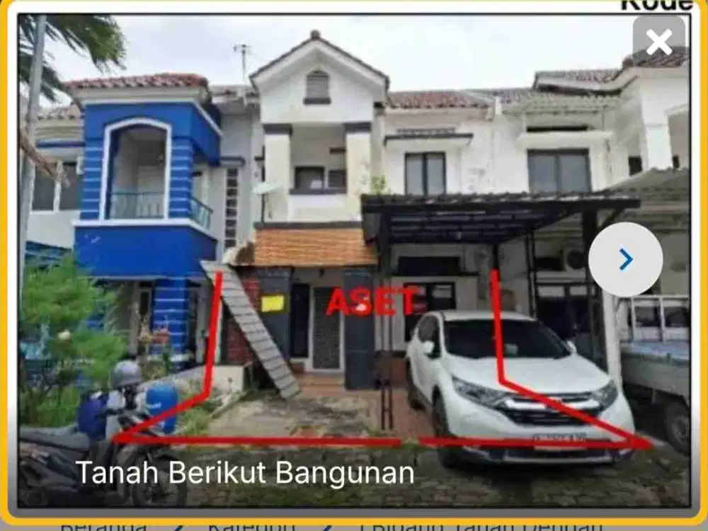 DIJUAL RUMAH 2 LANTAI METLAND CAKUNG via Lelang