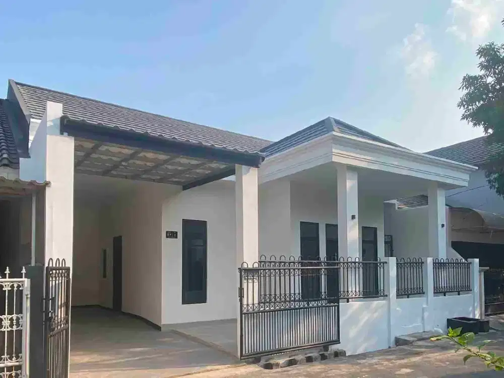 Dijual Cepat Rumah Baru Tanah Lega Bangunan Rapi dan Minimalis Modern di Pekayon Bekasi