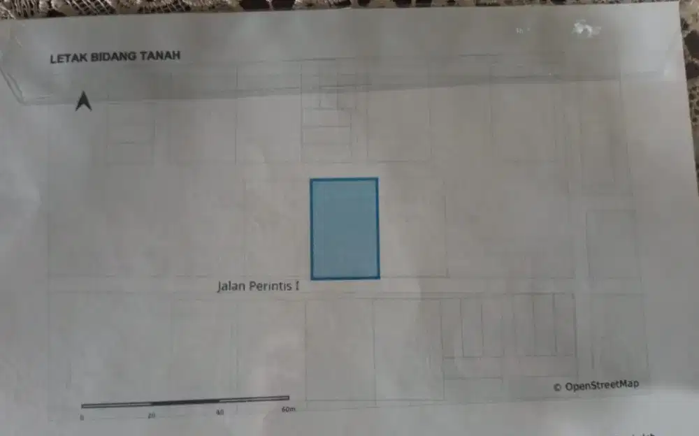 Dijual tanah ukuran 600