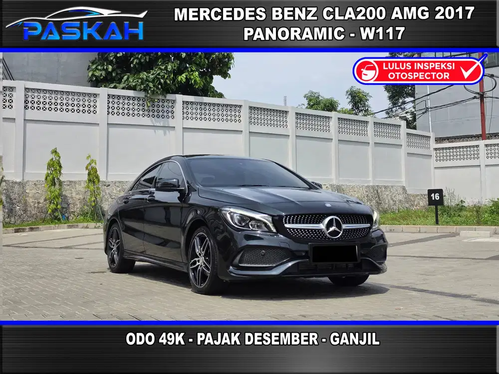 CLA200 AMG 2017 CLA 200 AMG 2017 SUNROOF Bunga=5% GanjiL Tax=Desember