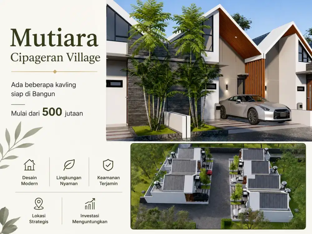 JUAL RUMAH INDEN DI CIPAGERAN CIMAHI