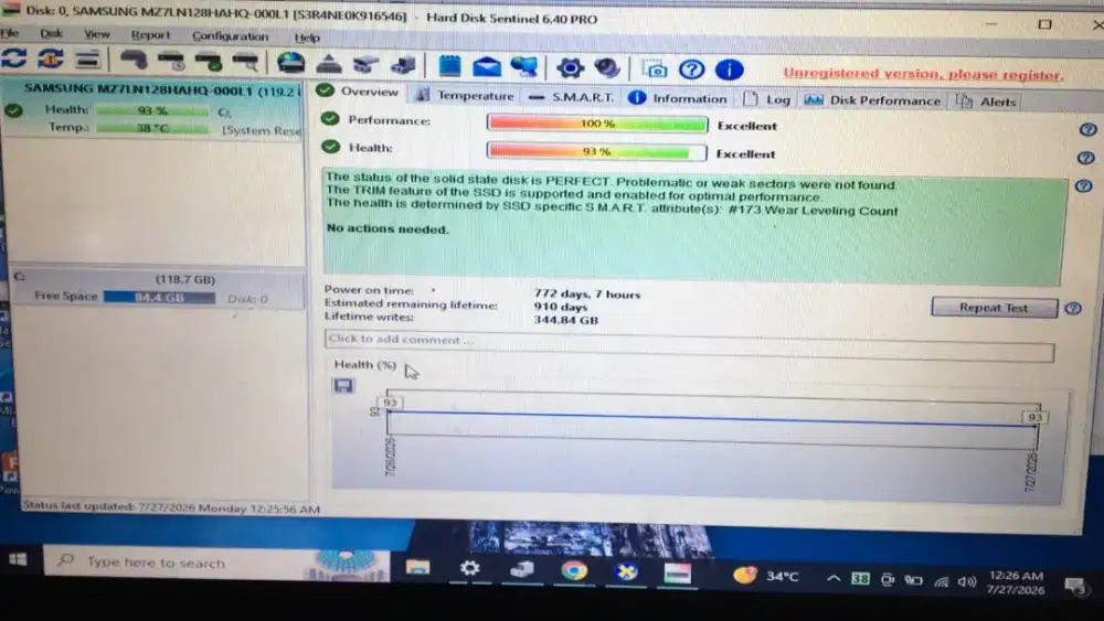 SSD SATA 2.5 128GB & i5 4570