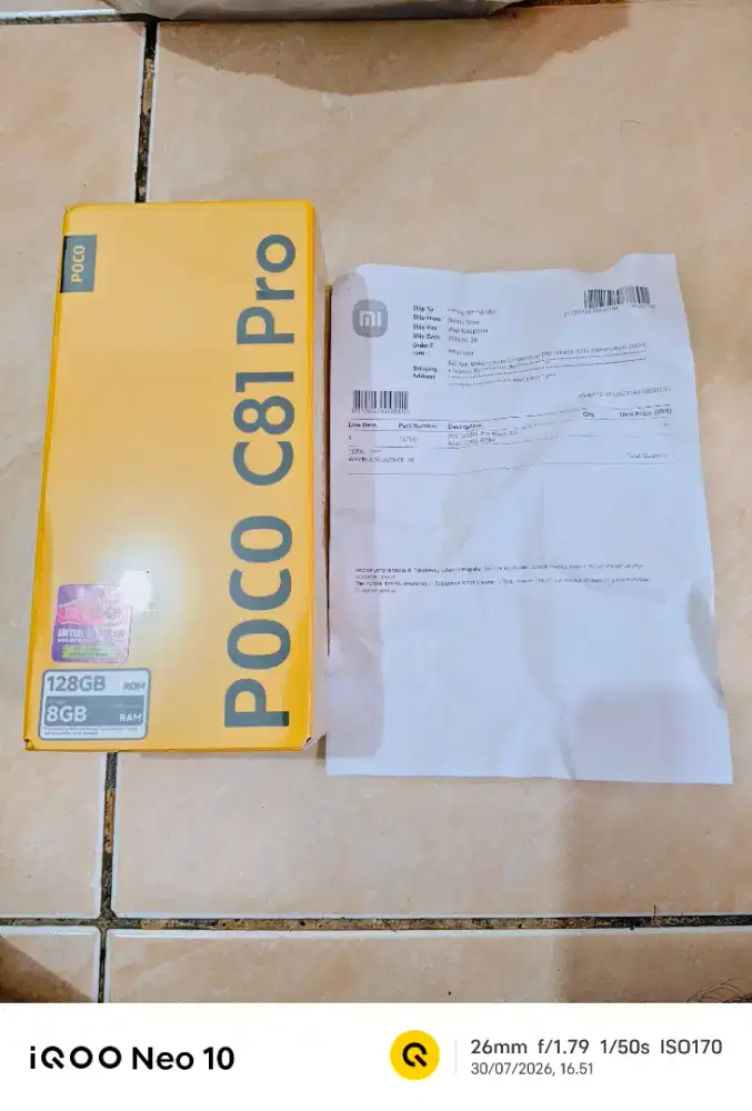 BARU 100% | Poco C81 Pro 4G 4/128GB BLACK | Garansi Resmi | No Repack