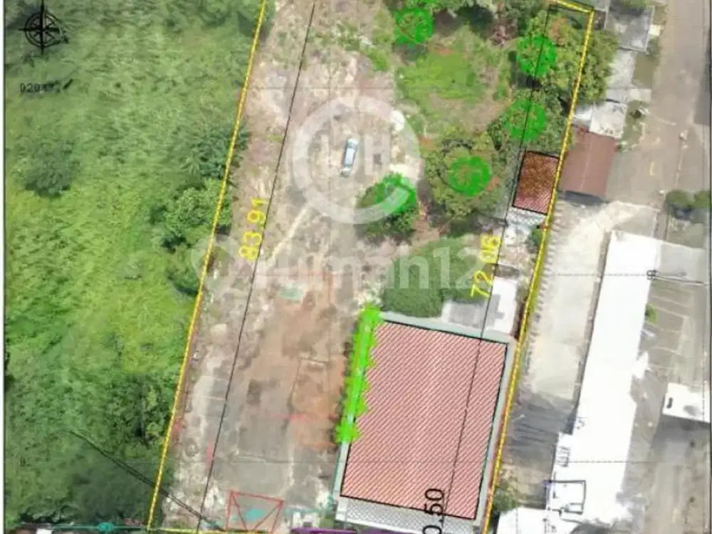 Tanah & Bangunan Siap Pakai Lokasi Strategis Depan Jalan Raya di Cibubur, Jatisampurna, Bekasi.