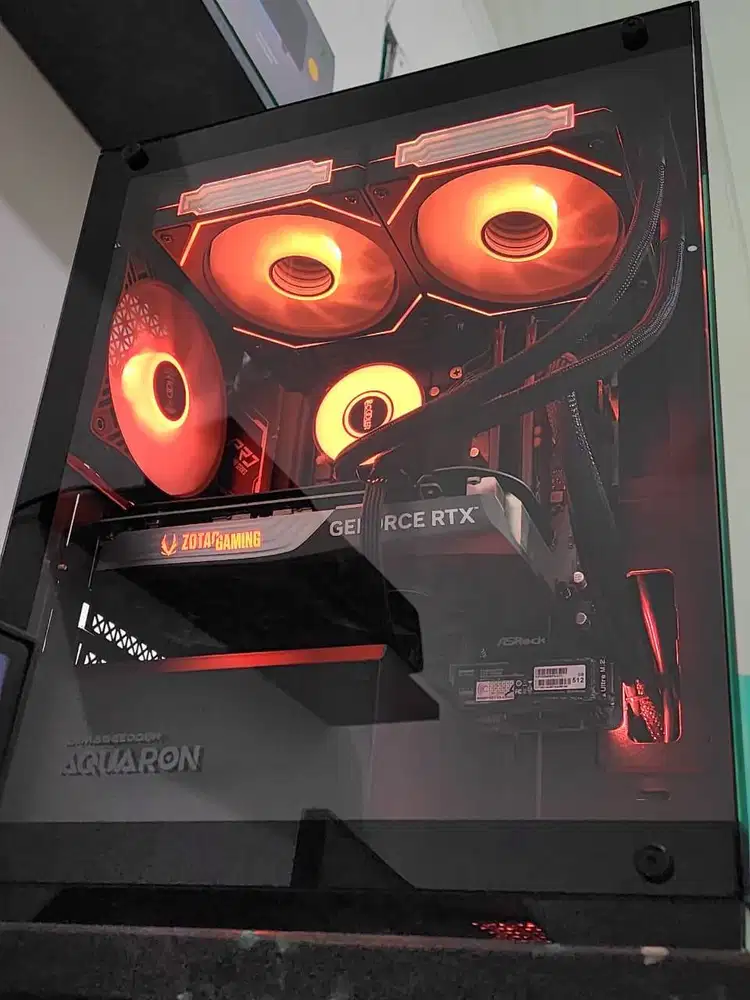 Dijual PC gaming mulus like new, 4 bulan pemakaian