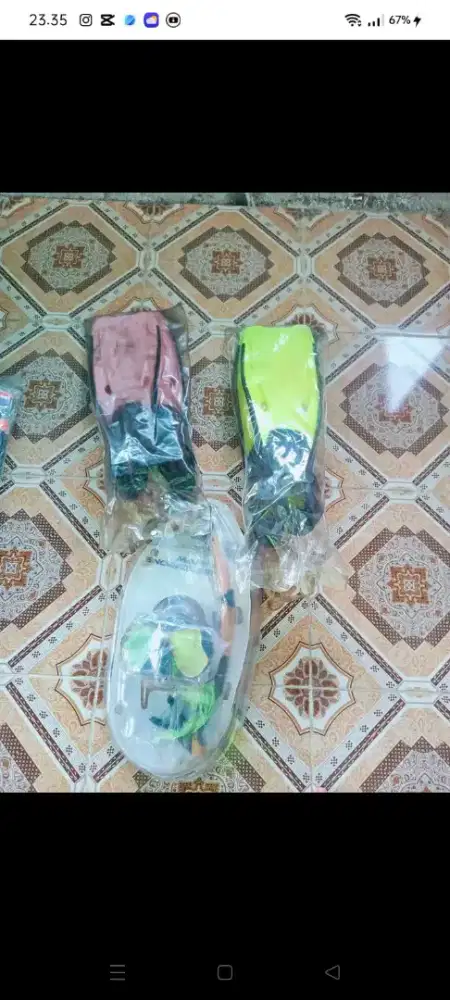 sirip renang/sepatu renang