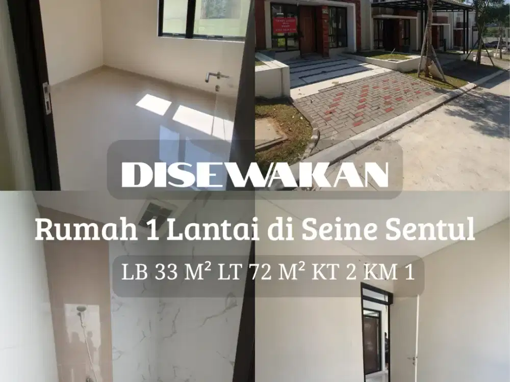 Disewakan Rumah di Citra Raya Sentul Cluster Seine