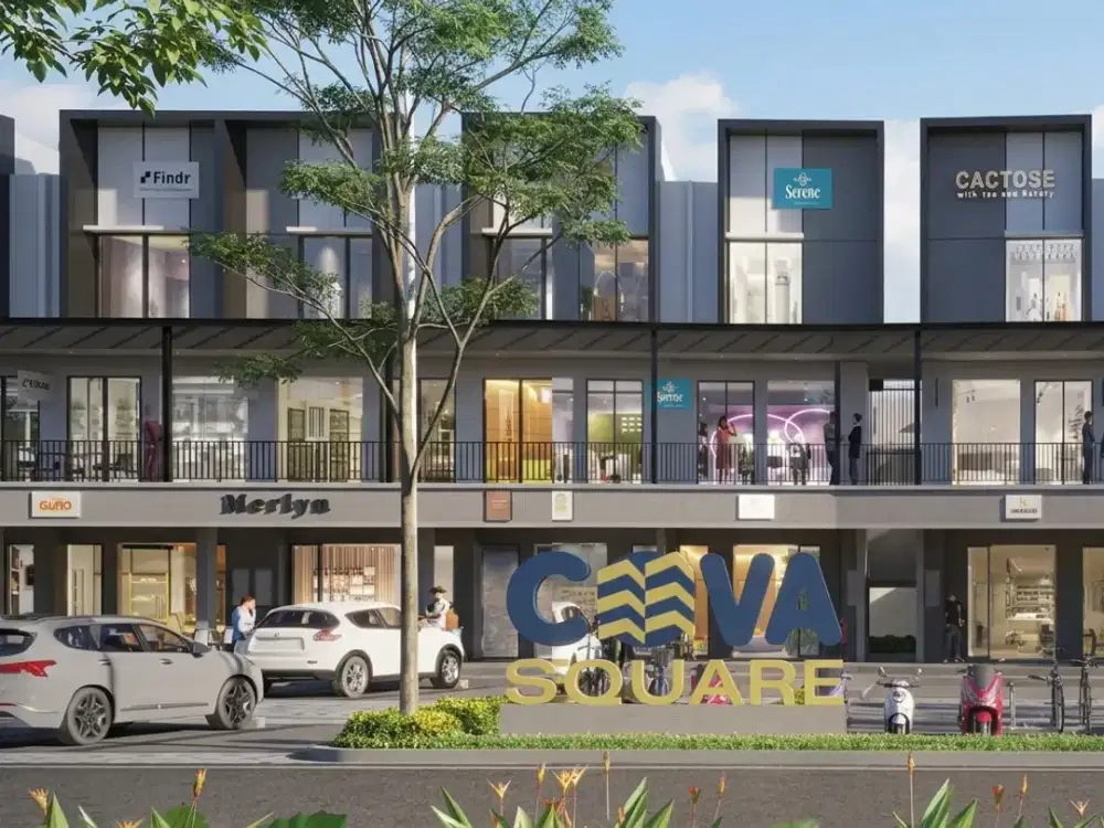 Ruko Cova Square 3Lt 4,5X14 Parkir On Stree Hadap Boulevard Harapan Indah