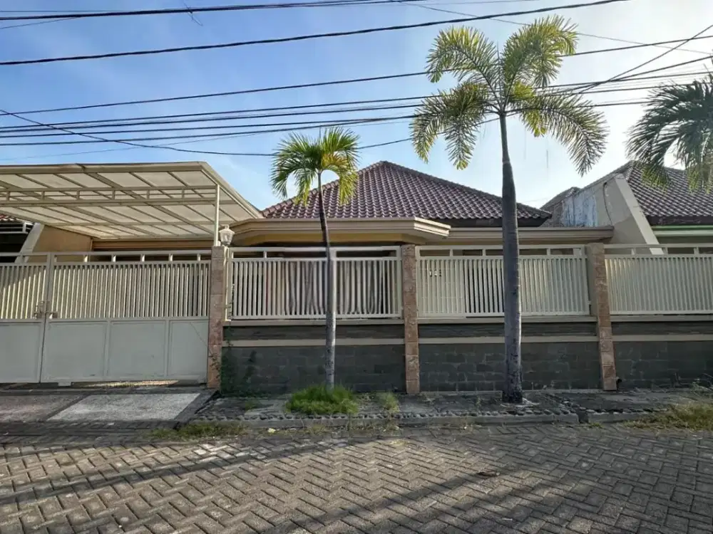 House For RENT! Rumah Manyar Kertoadi - Bangunan 1 Lantai, Siap Huni!