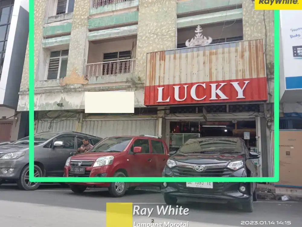 Dijual Ruko di Enggal, Bandar Lampung (Kode : ALF MEL 3684)