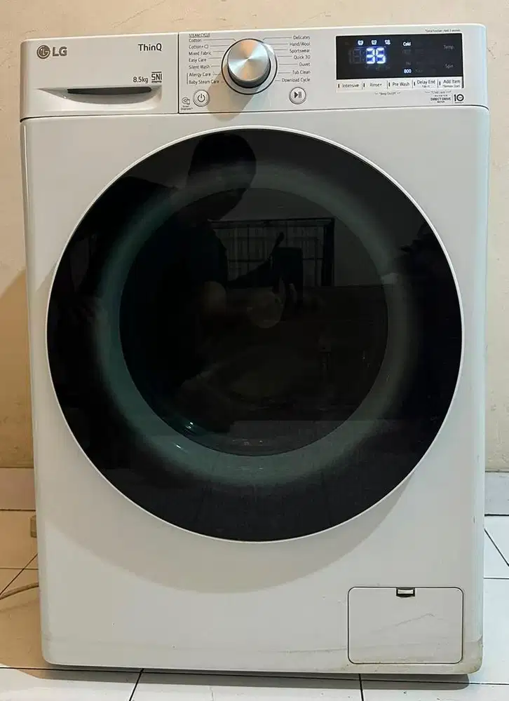 Mesin Cuci LG FV1285S3WS Front Loading WiFi 8,5 Kg