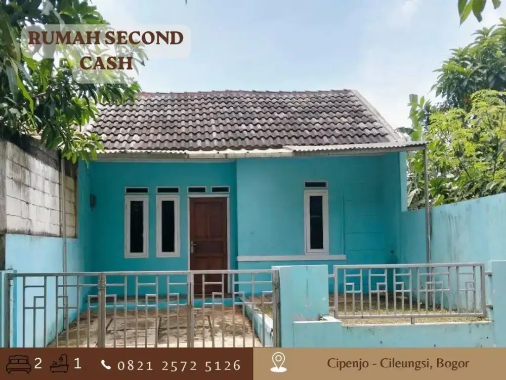 Jual Rumah CASH 335JT dkt Tol di Cluster Taman Metland Cileungsi Bogor