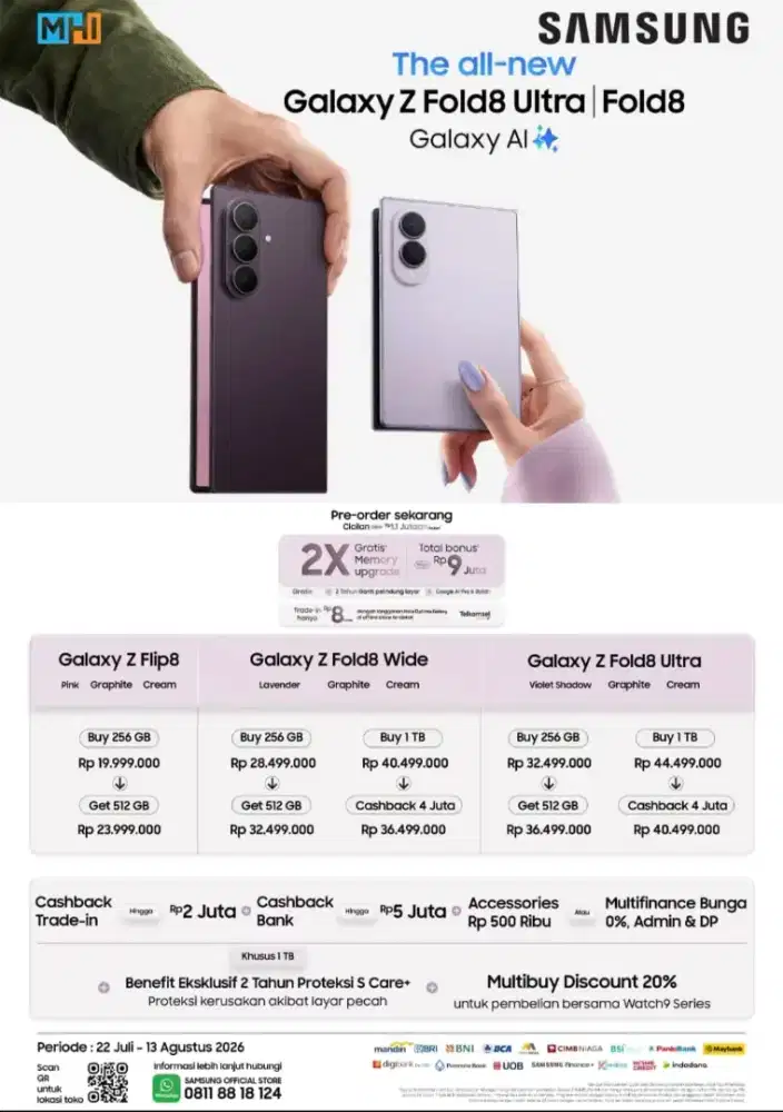 Preorder Samsung Galaxy Fold8 Ultra