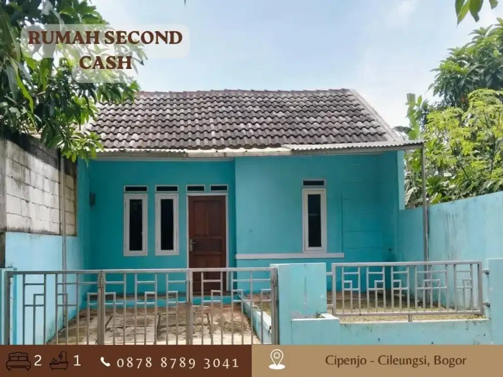 Jual CASH Rumah 335JT dkt Tol di Cluster Taman Metland Cileungsi