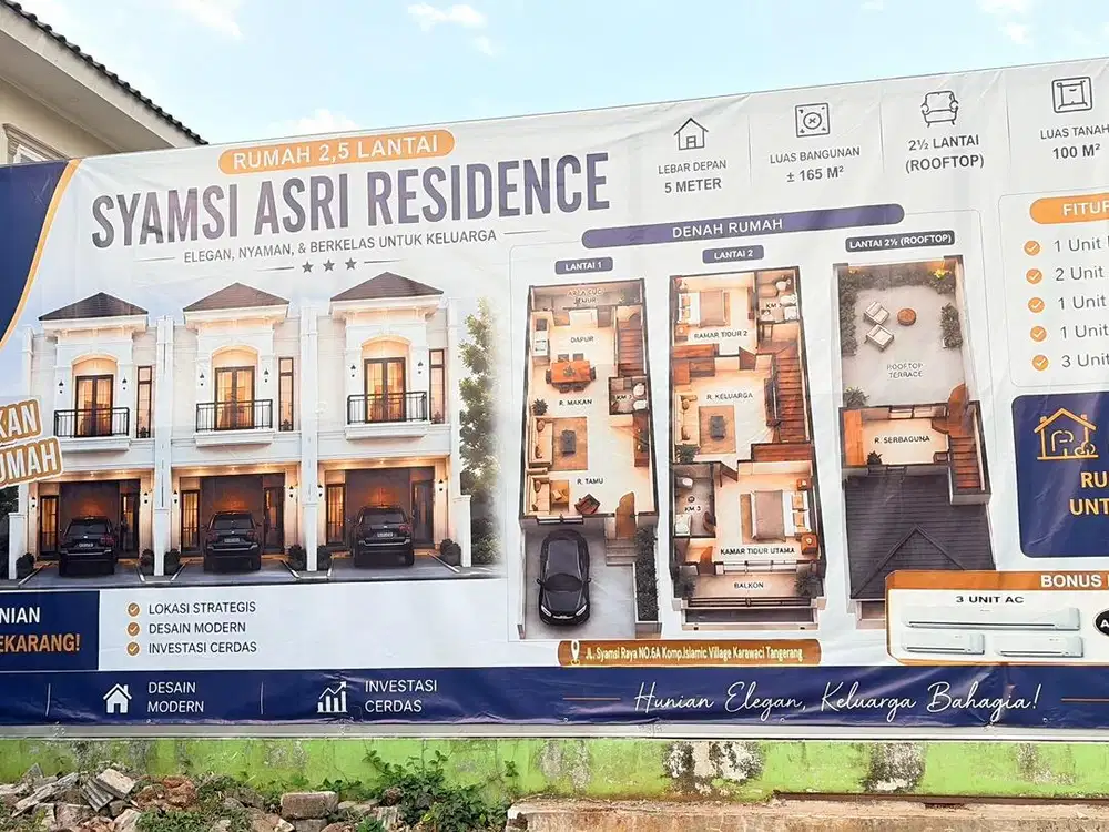 Investasi Cerdas dapet rumah yg LUAS, HANYA Syamsi Residence ISLAMIC