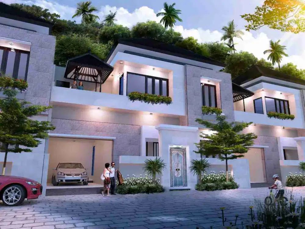 RUMAH SEMI VILLA MODERN BALINESE DI JALAN UTAMA SEDAP MALAM - SANUR