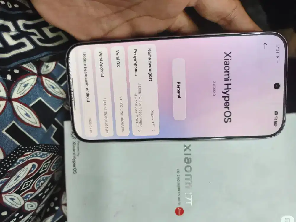 Xiaomi 17T 12/512Gb 5G resmi cc 7 kali bekas rasa baru super bs TT