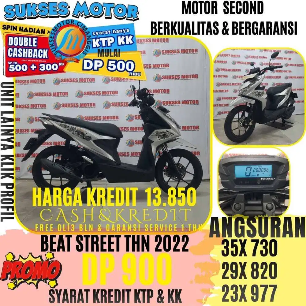 BEAT STREET TAHUN 2022 BERGARANSI CASHBACK UPTO 300 RIBUAN