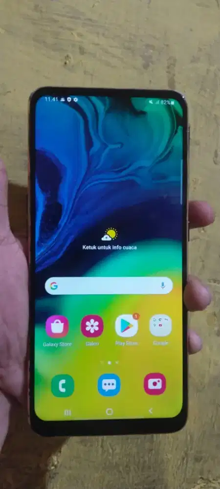 Samsung A80..Ram 8/128 Minus kamera depan Macet dan sidik jari of