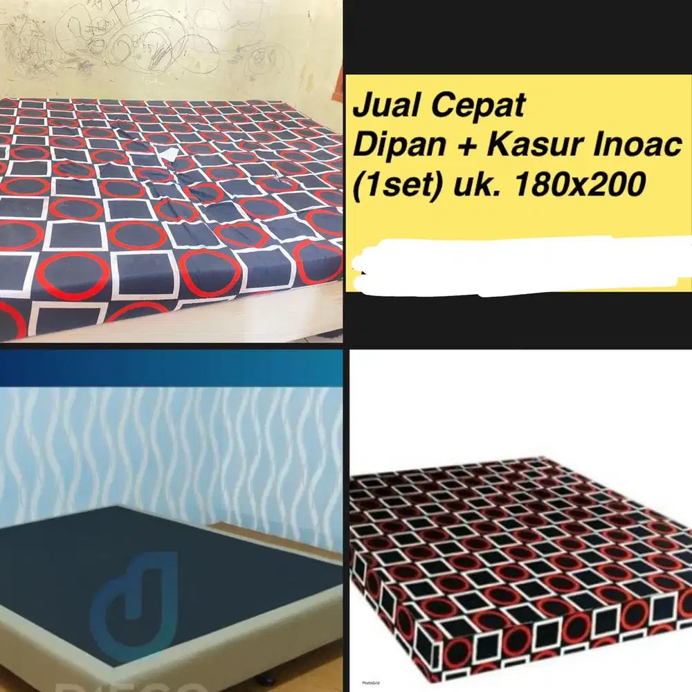 Jual Murah Dipan + SpringBed Inoac 180x200