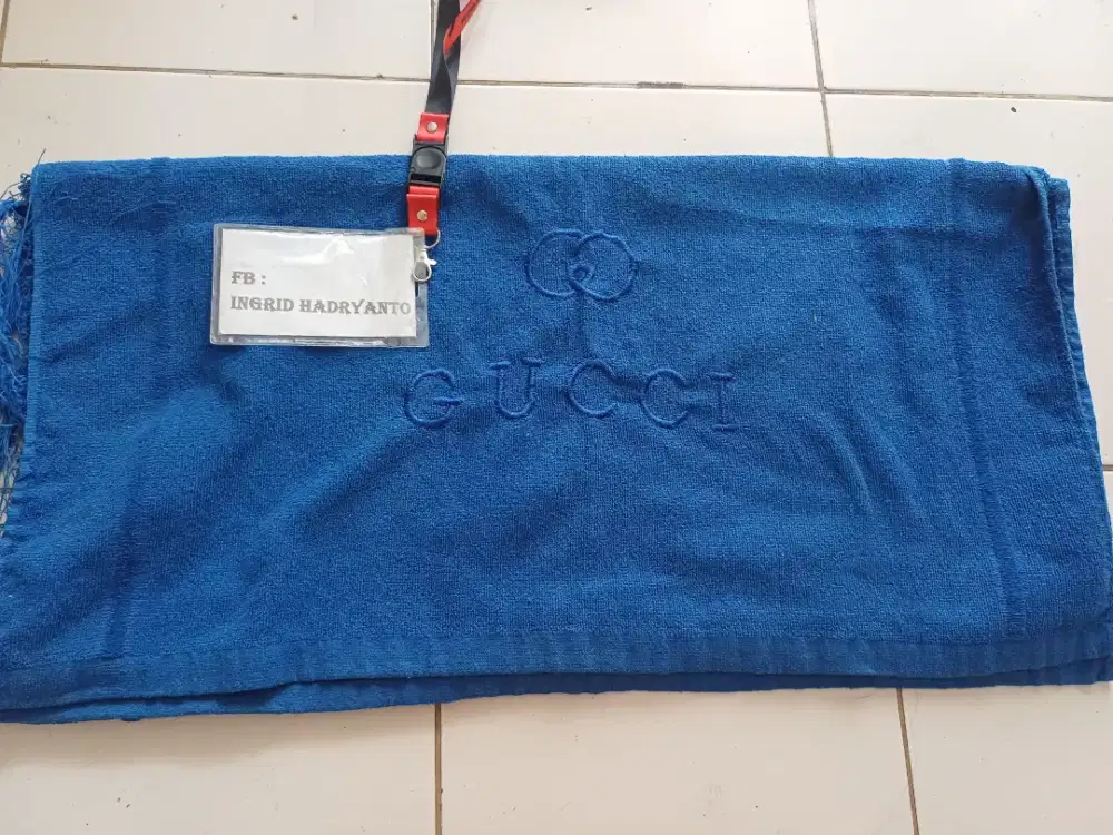 Handuk Birel Bordir GUCCI Minus Berudul