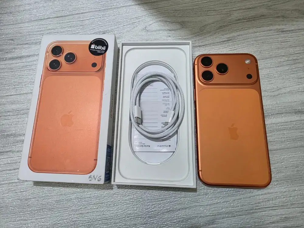 IPHONE 17PROMAX 1TB ORANGE RESMI IBOX
