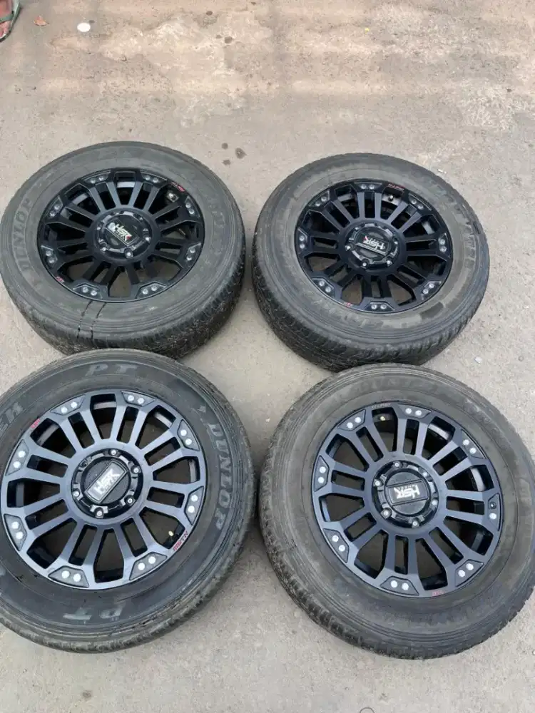 Velg hsr ring 18 pcd 6x139,7 ban 265/60 R18 Fortuner pajero