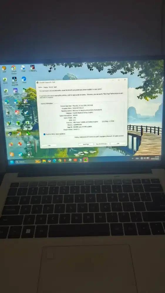 Laptop advan worplus