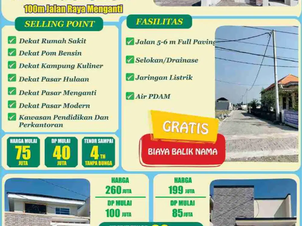 rumah murah kavling premium batas kota surabaya