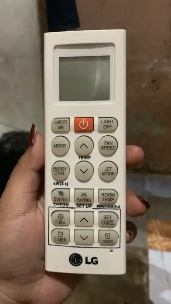 Remot ac LG masi bagus orian nya dari ac lg harga 75.000 nego